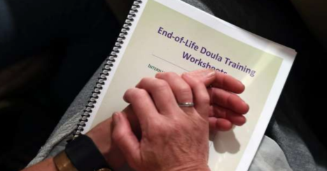 End-of-life doula training worksheets cover